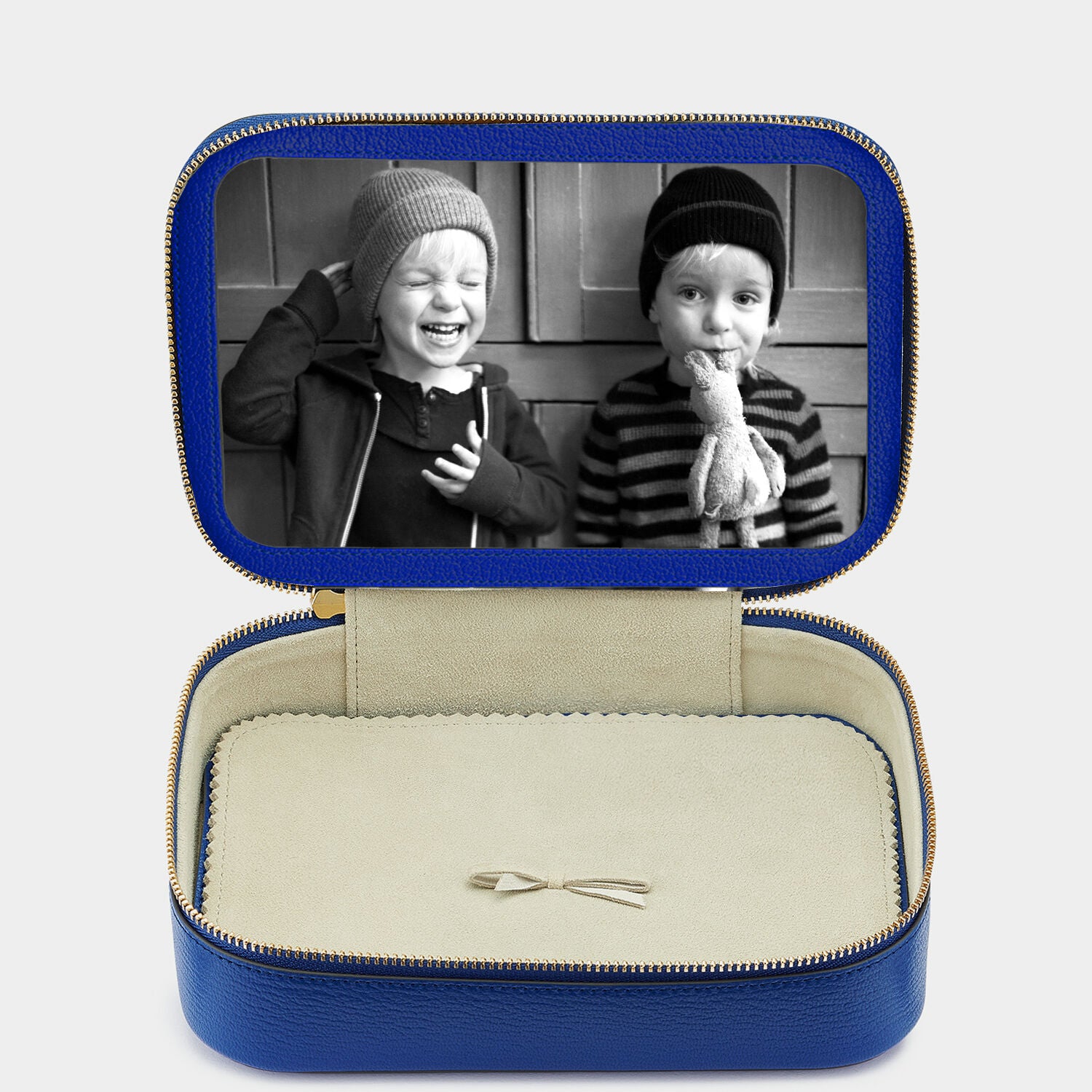 Bespoke Large Keepsake Box -

                  
                    Capra in Electric Blue -
                  

                  Anya Hindmarch UK
