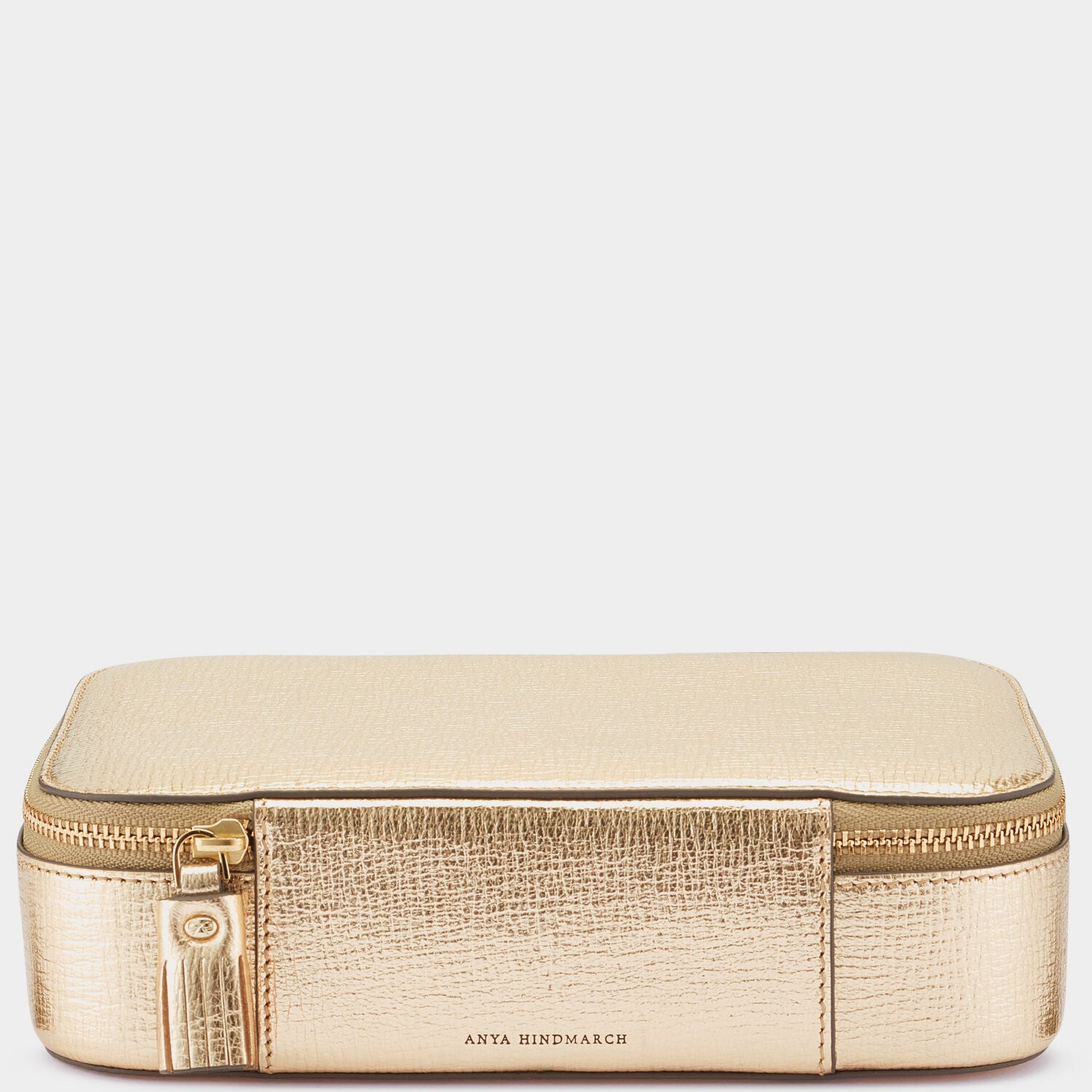 Bespoke Large Keepsake Box -

          
            Metallic Capra Leather in Pale Gold -
          

          Anya Hindmarch UK
