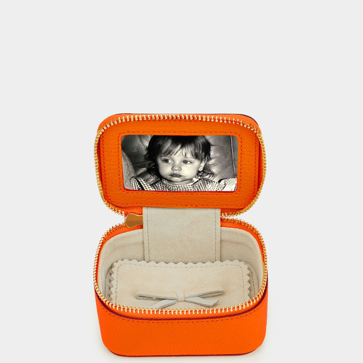 Bespoke Small Keepsake Box -

                  
                    Capra in Clementine -
                  

                  Anya Hindmarch UK
