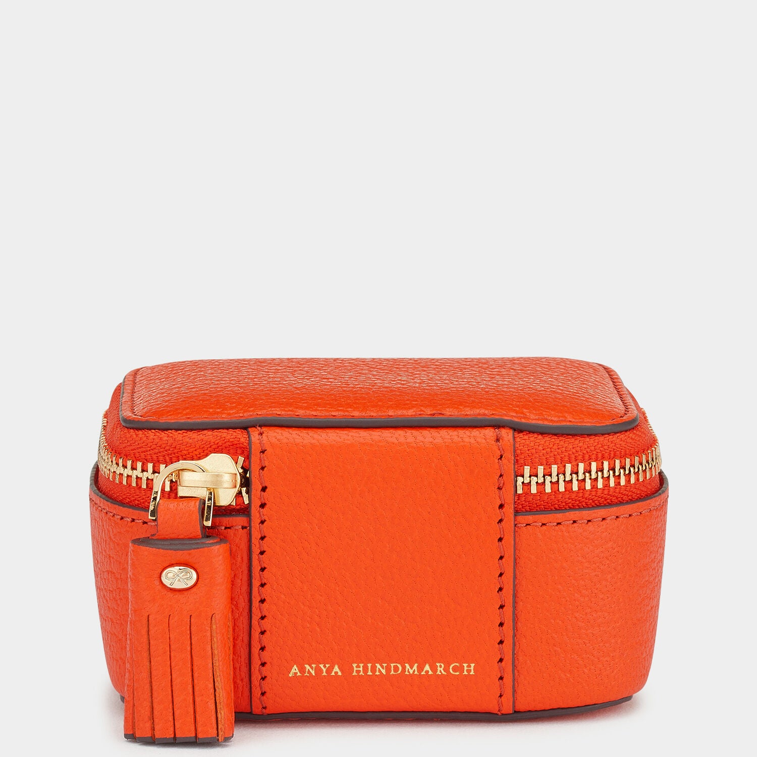 Bespoke Small Keepsake Box -

                  
                    Capra in Clementine -
                  

                  Anya Hindmarch UK
