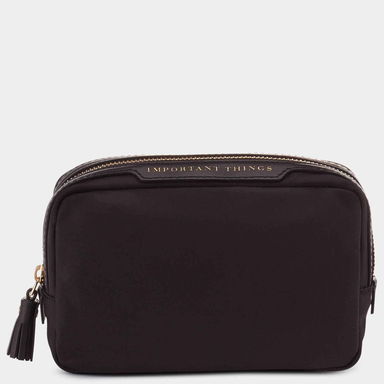 Important Things Pouch -

                  
                    ECONYL® Regenerated Nylon in Black -
                  

                  Anya Hindmarch UK
