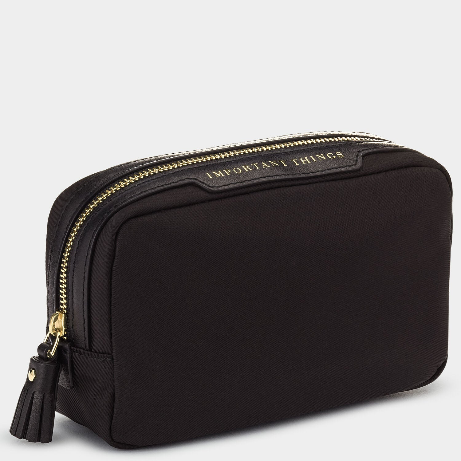 Important Things Pouch -

                  
                    ECONYL® Regenerated Nylon in Black -
                  

                  Anya Hindmarch UK
