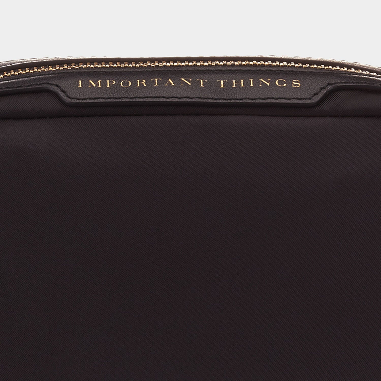 Important Things Pouch -

                  
                    Econyl® Regenerated Nylon in Black -
                  

                  Anya Hindmarch UK
