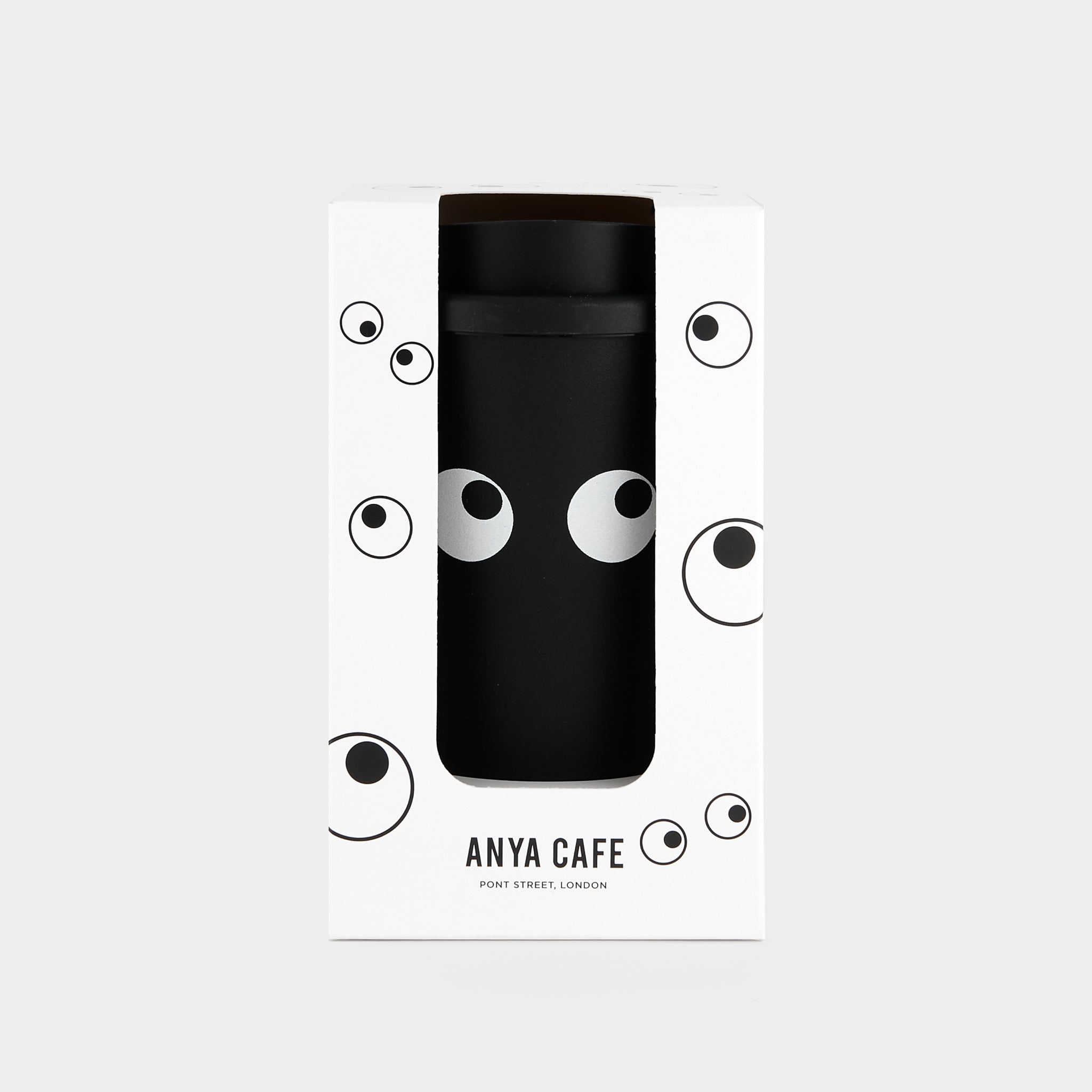 Eyes Coffee Cup -

                  
                    Recycled Plastic in Black -
                  

                  Anya Hindmarch UK
