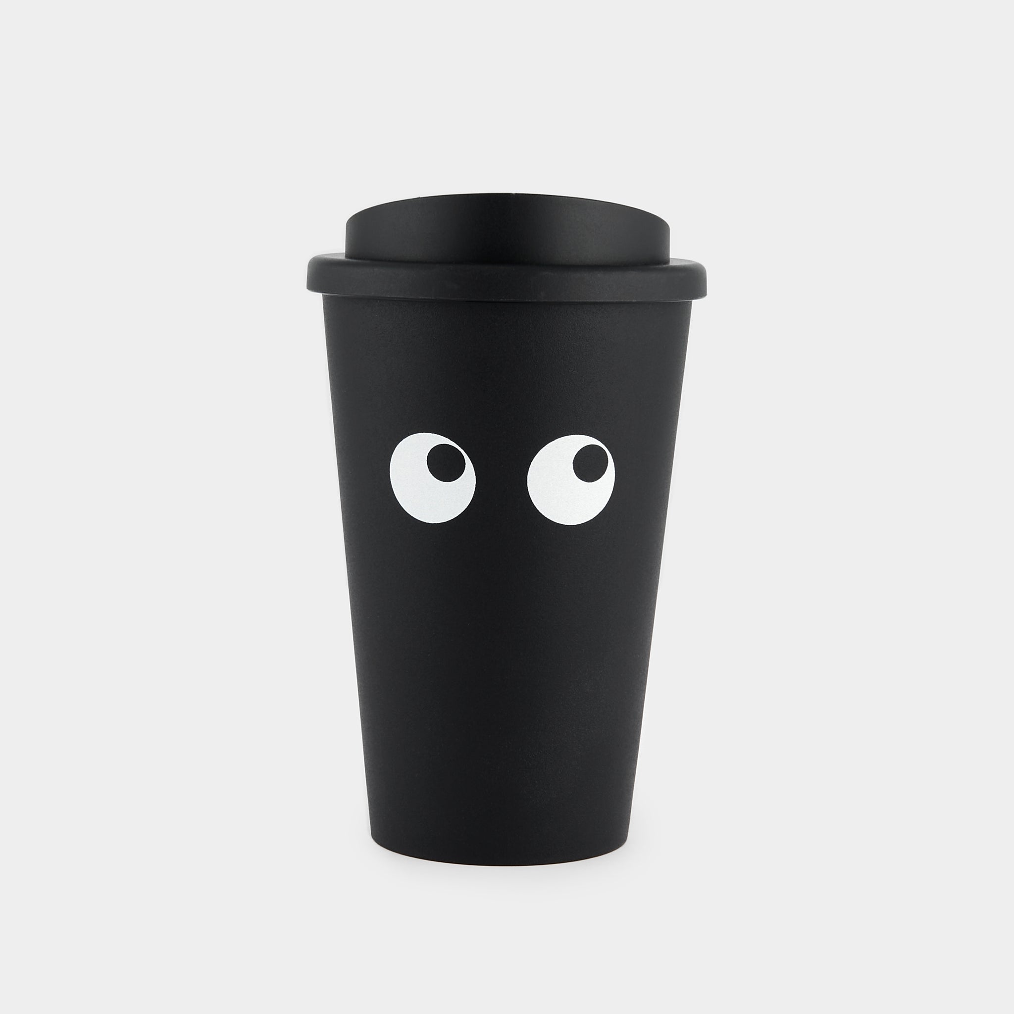 Eyes Coffee Cup -

                  
                    Recycled Plastic in Black -
                  

                  Anya Hindmarch UK
