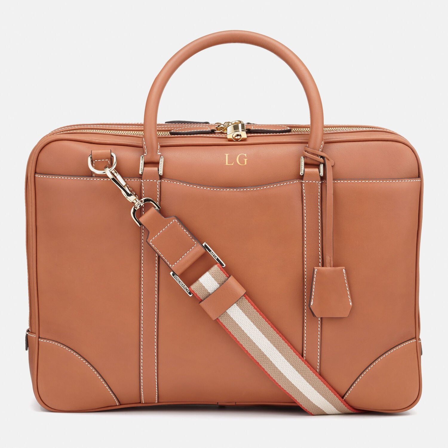 Bespoke Seymour Briefcase -

                  
                    Butter Leather in Tan -
                  

                  Anya Hindmarch UK

