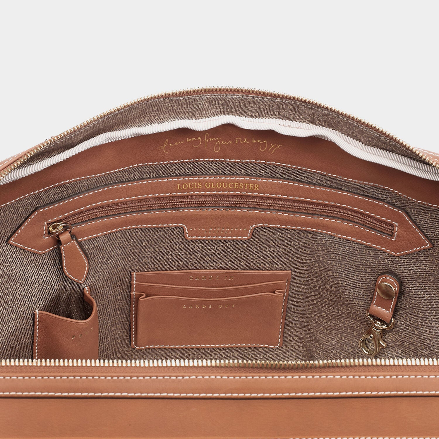 Bespoke Seymour Briefcase -

                  
                    Butter Leather in Tan -
                  

                  Anya Hindmarch UK
