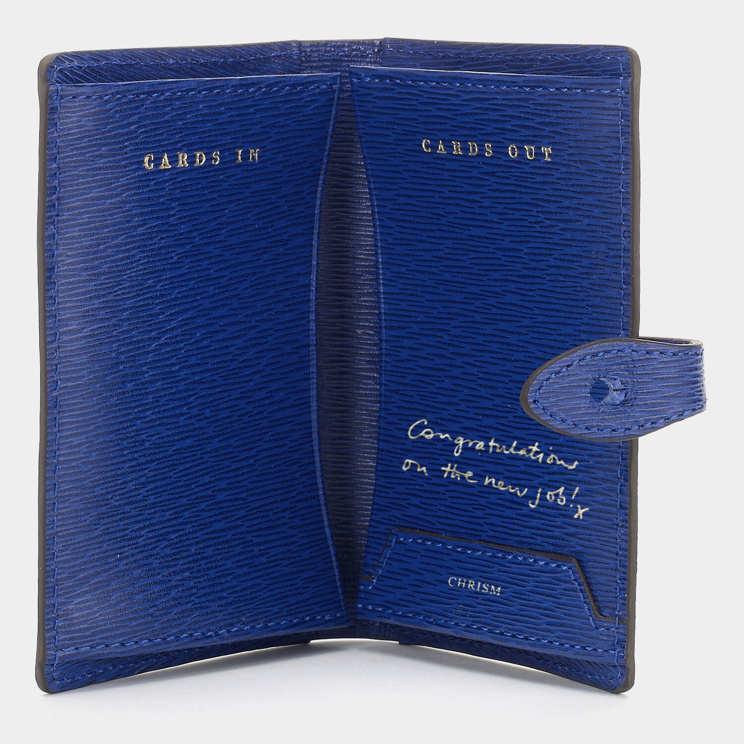 Bespoke In & Out Case -

                  
                    London Grain in Cobalt -
                  

                  Anya Hindmarch UK
