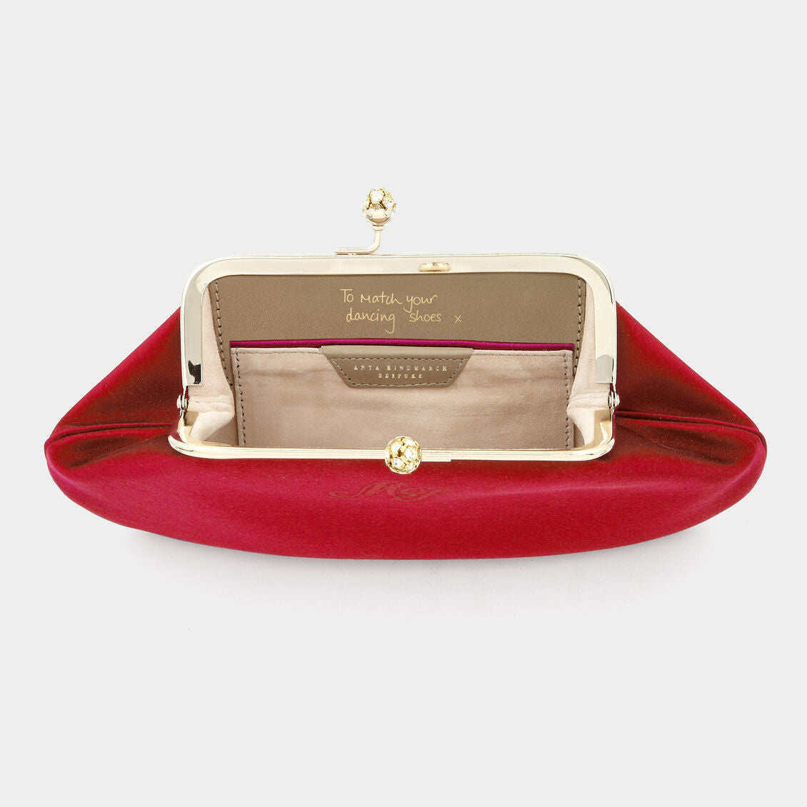 Bespoke Maud Clutch -

                  
                    Satin in Red -
                  

                  Anya Hindmarch UK
