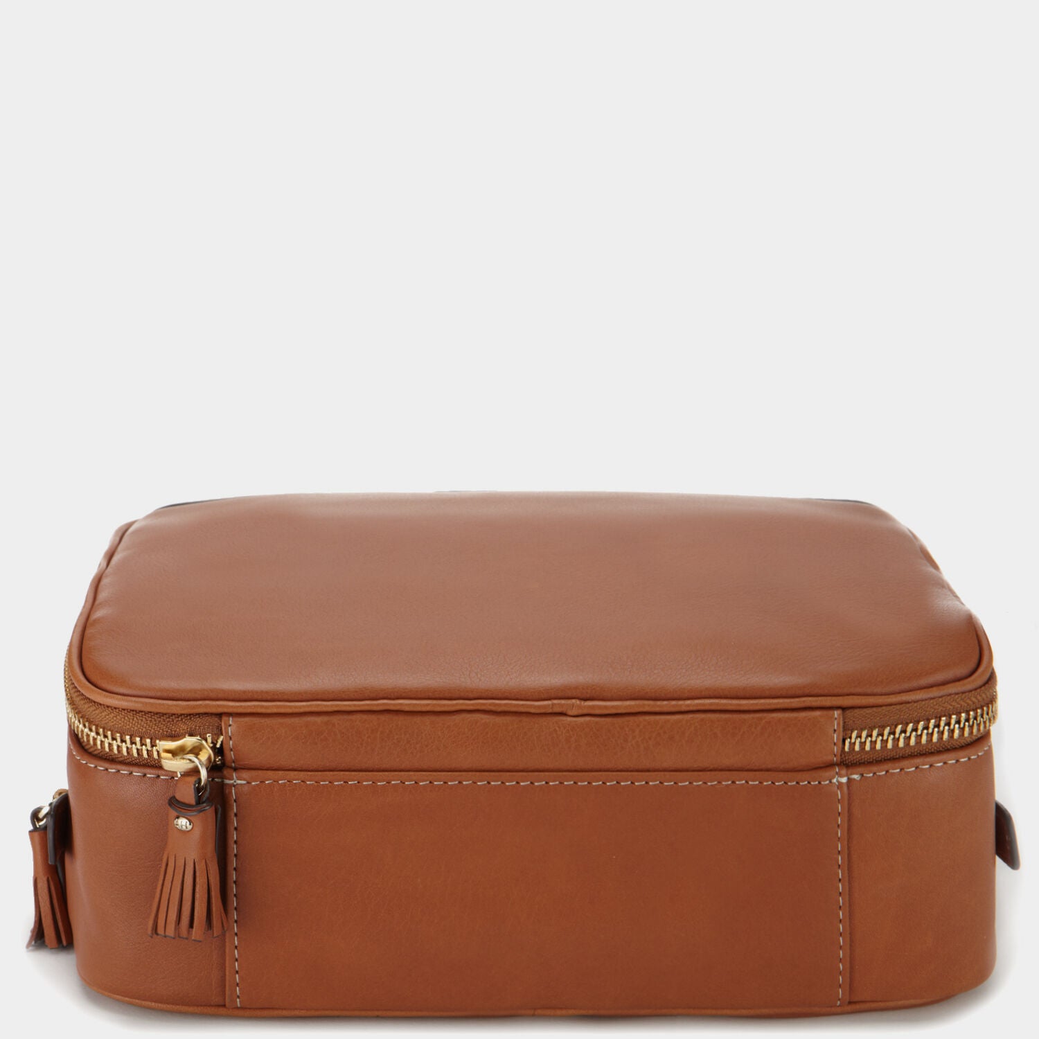 Bespoke Zipped Wash Bag -

                  
                    Butter Leather in Tan -
                  

                  Anya Hindmarch UK
