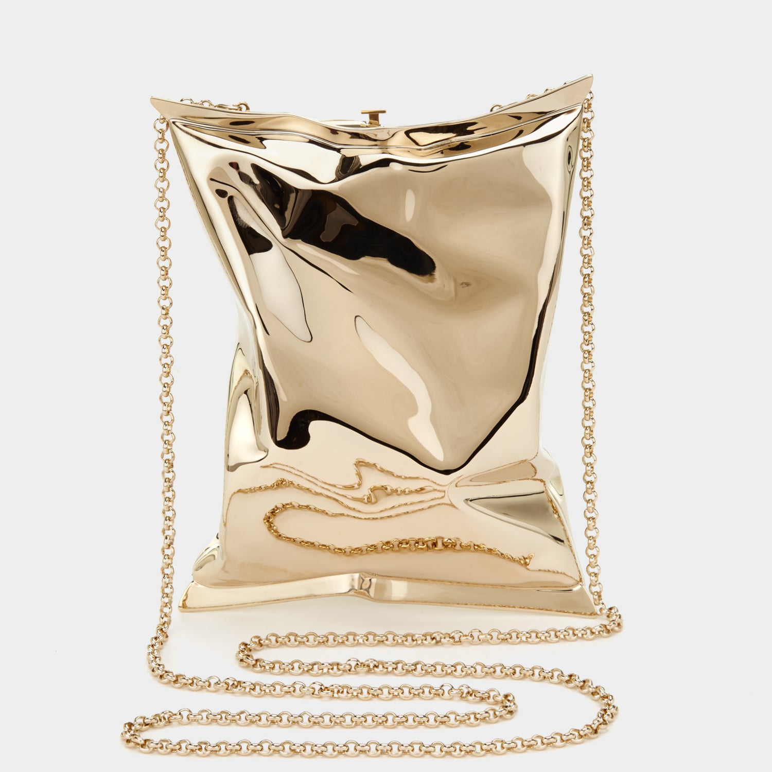 Crisp Packet Clutch -

                  
                    Brass in Pale Gold -
                  

                  Anya Hindmarch UK
