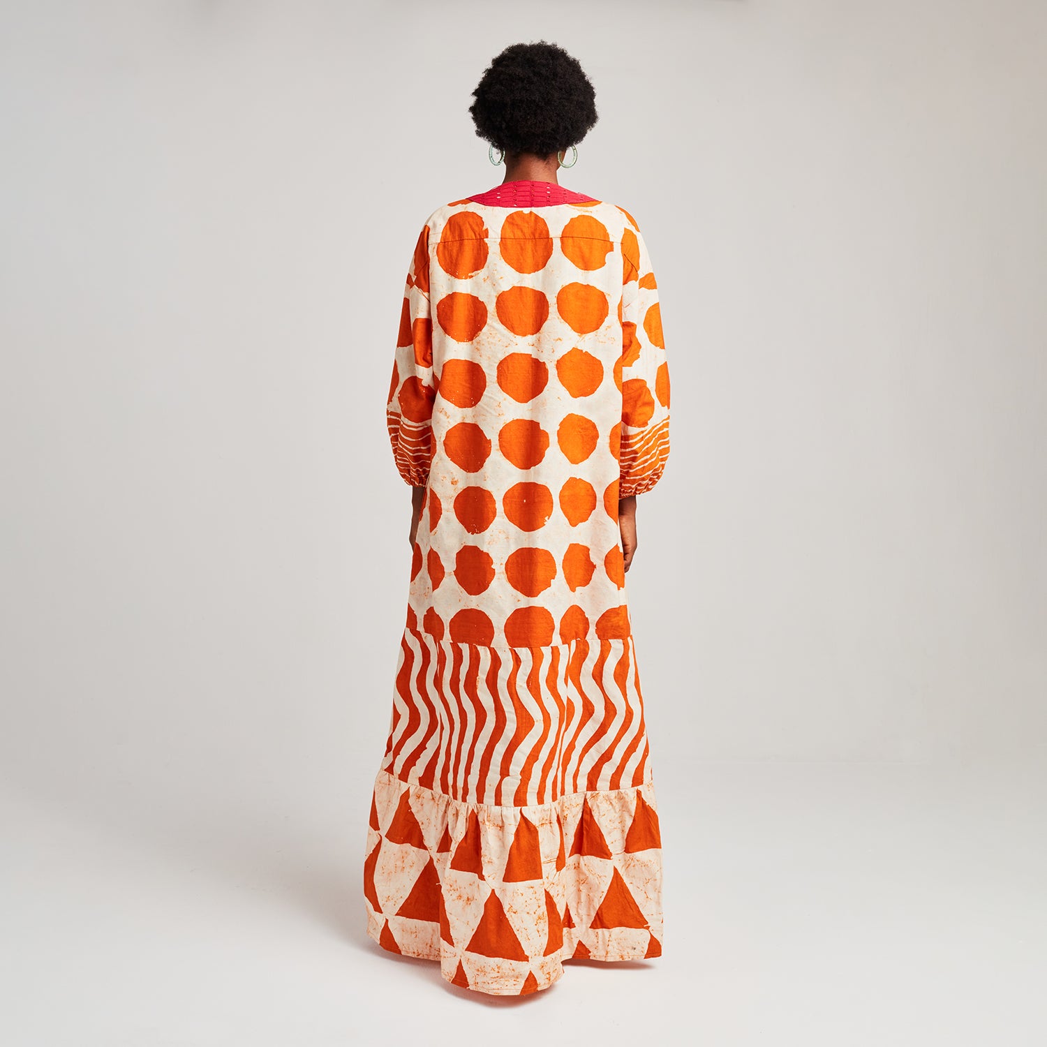 Long Kaftan with Placket -

                  
                    Lightweight Cotton Poplin in Clementine -
                  

                  Anya Hindmarch UK
