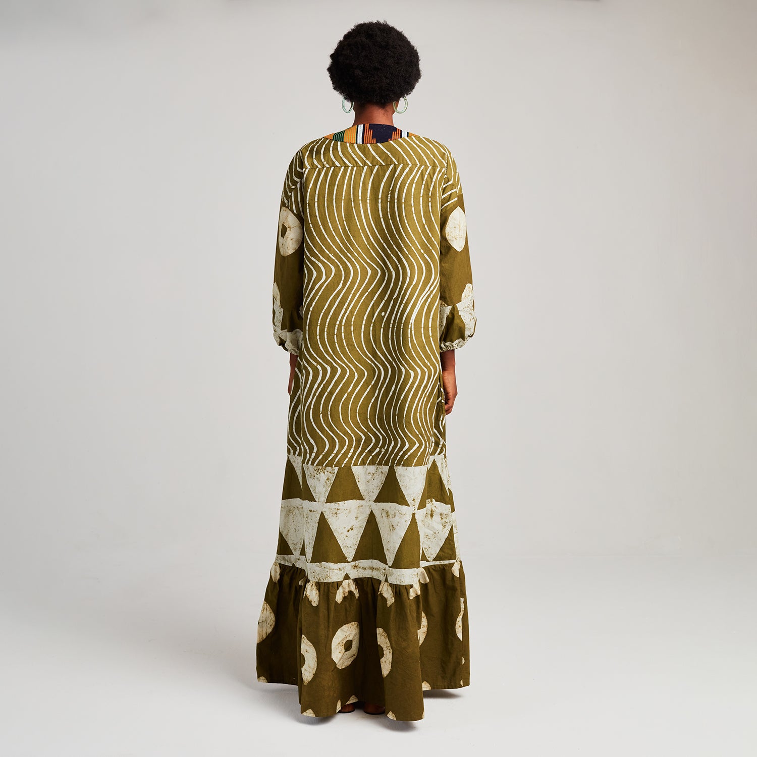 Long Kaftan with Placket -

                  
                    Lightweight Cotton Poplin in Olive -
                  

                  Anya Hindmarch UK
