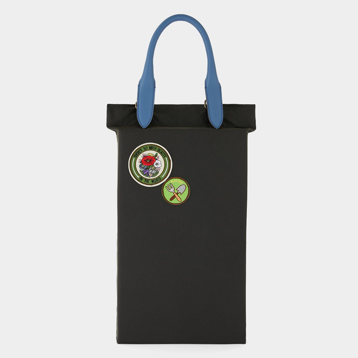 Kneeling Pad -

                  
                    Leather in Blue/Red with Cotton in Black -
                  

                  Anya Hindmarch UK
