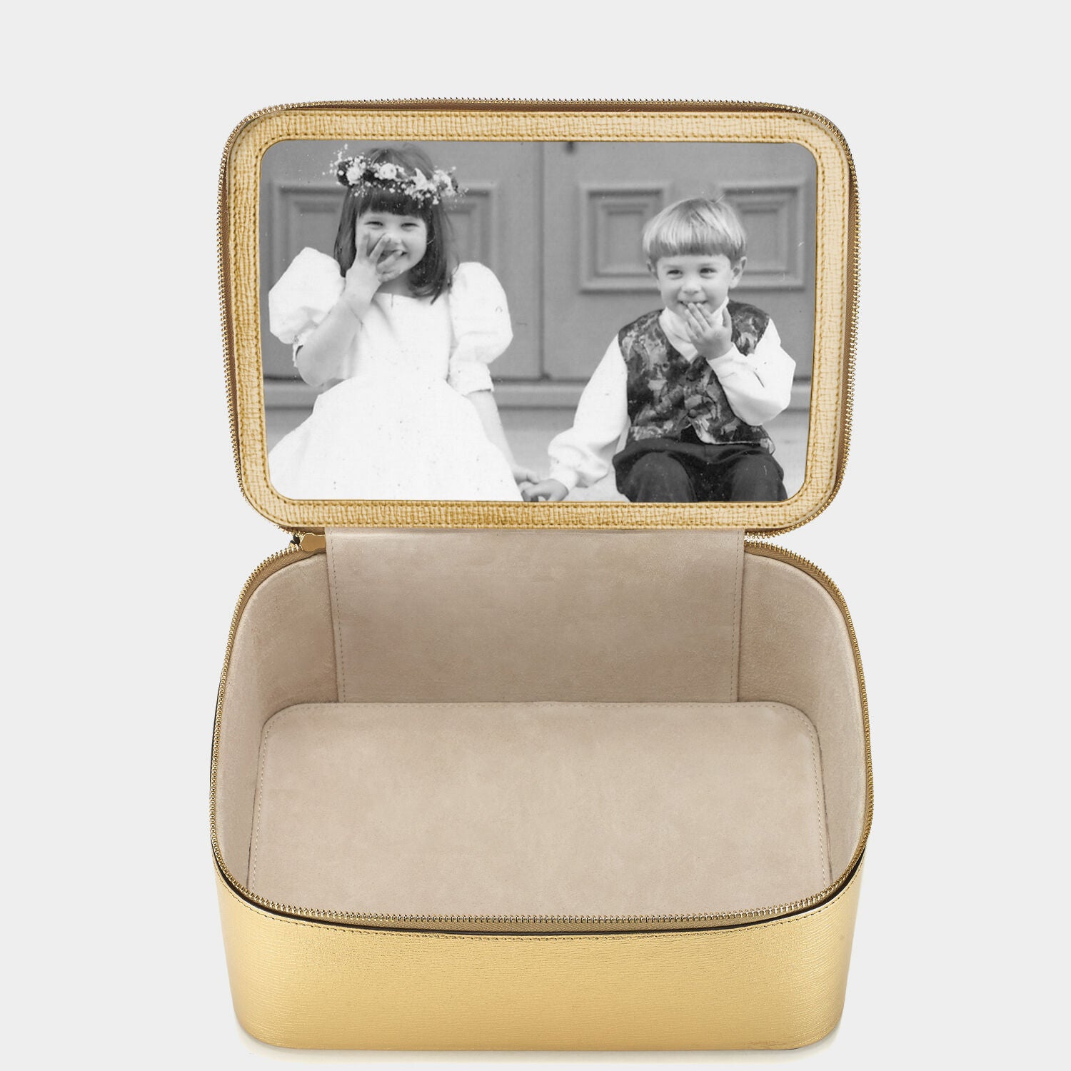 Bespoke XL Keepsake Box -

                  
                    Metallic Capra in Pale Gold -
                  

                  Anya Hindmarch UK
