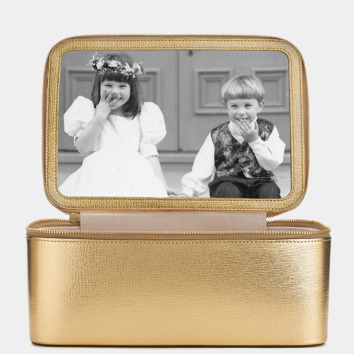 Bespoke XL Keepsake Box -

          
            Metallic Capra in Pale Gold -
          

          Anya Hindmarch UK
