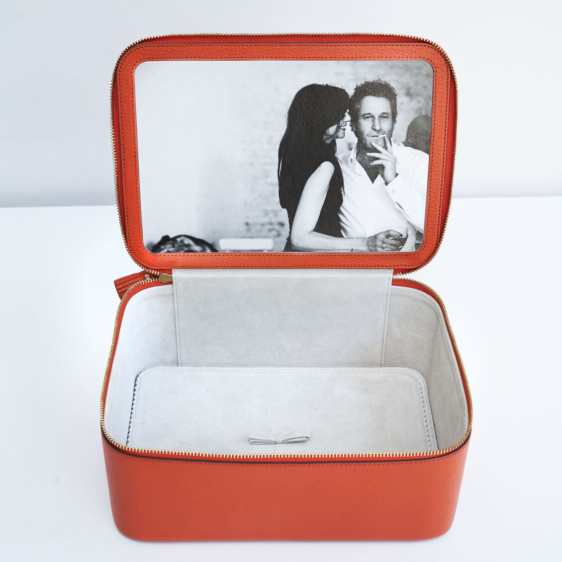 Bespoke XL Keepsake Box -

                  
                    Capra in Clementine -
                  

                  Anya Hindmarch UK
