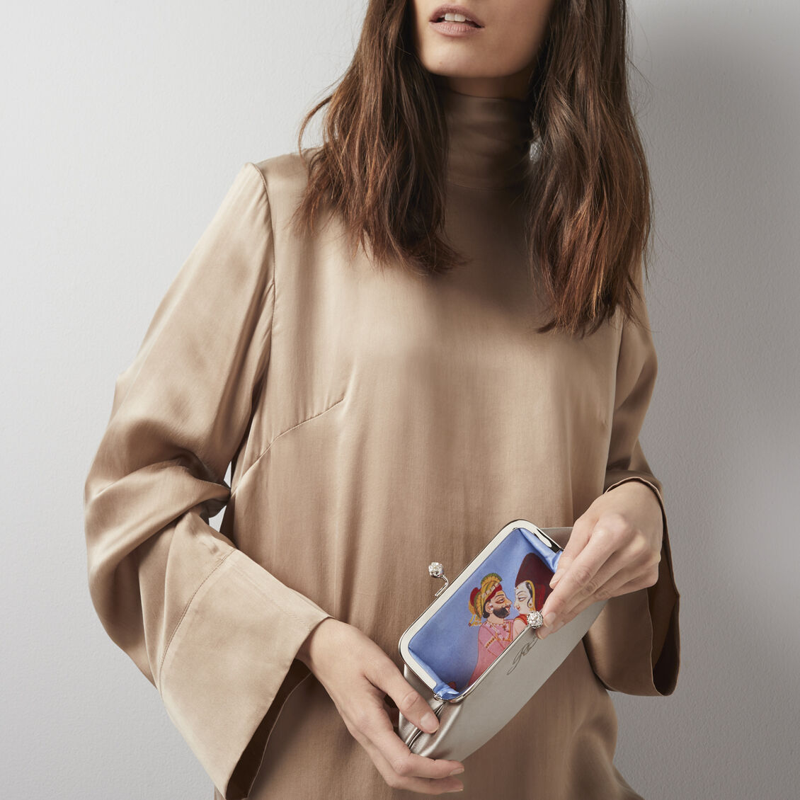 Bespoke Maud -

                  
                    Satin in Mushroom -
                  

                  Anya Hindmarch UK
