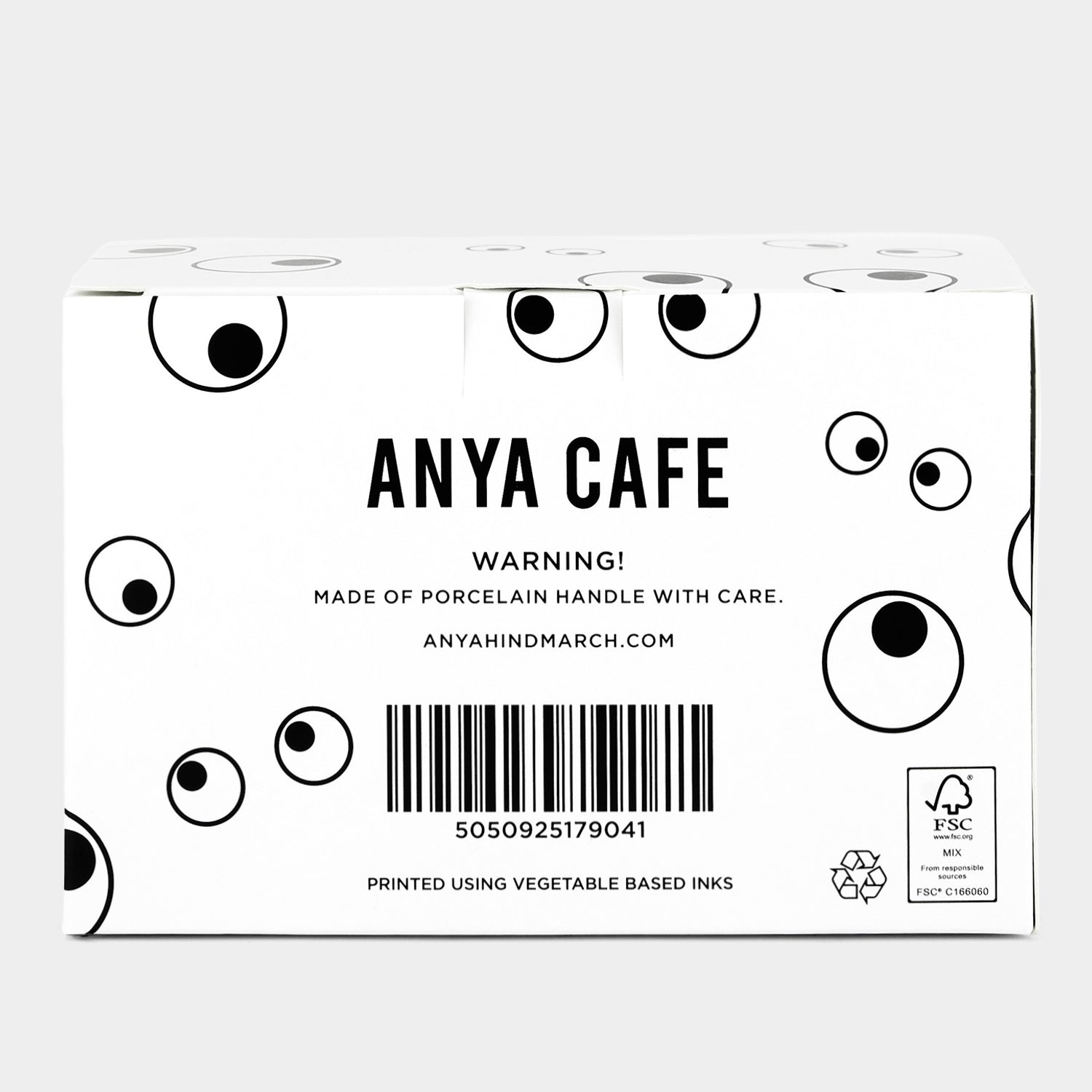 Anya Cafe Eyes Mug -

                  
                    Porcelain in White -
                  

                  Anya Hindmarch UK
