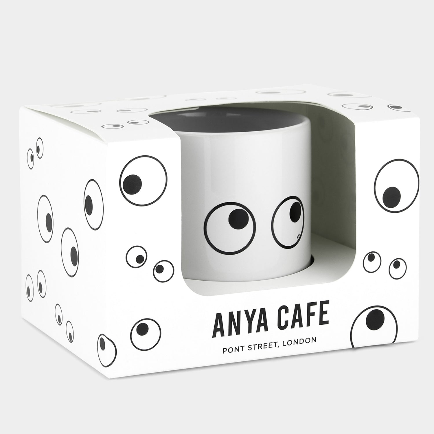 Anya Cafe Eyes Mug -

                  
                    Porcelain in White -
                  

                  Anya Hindmarch UK
