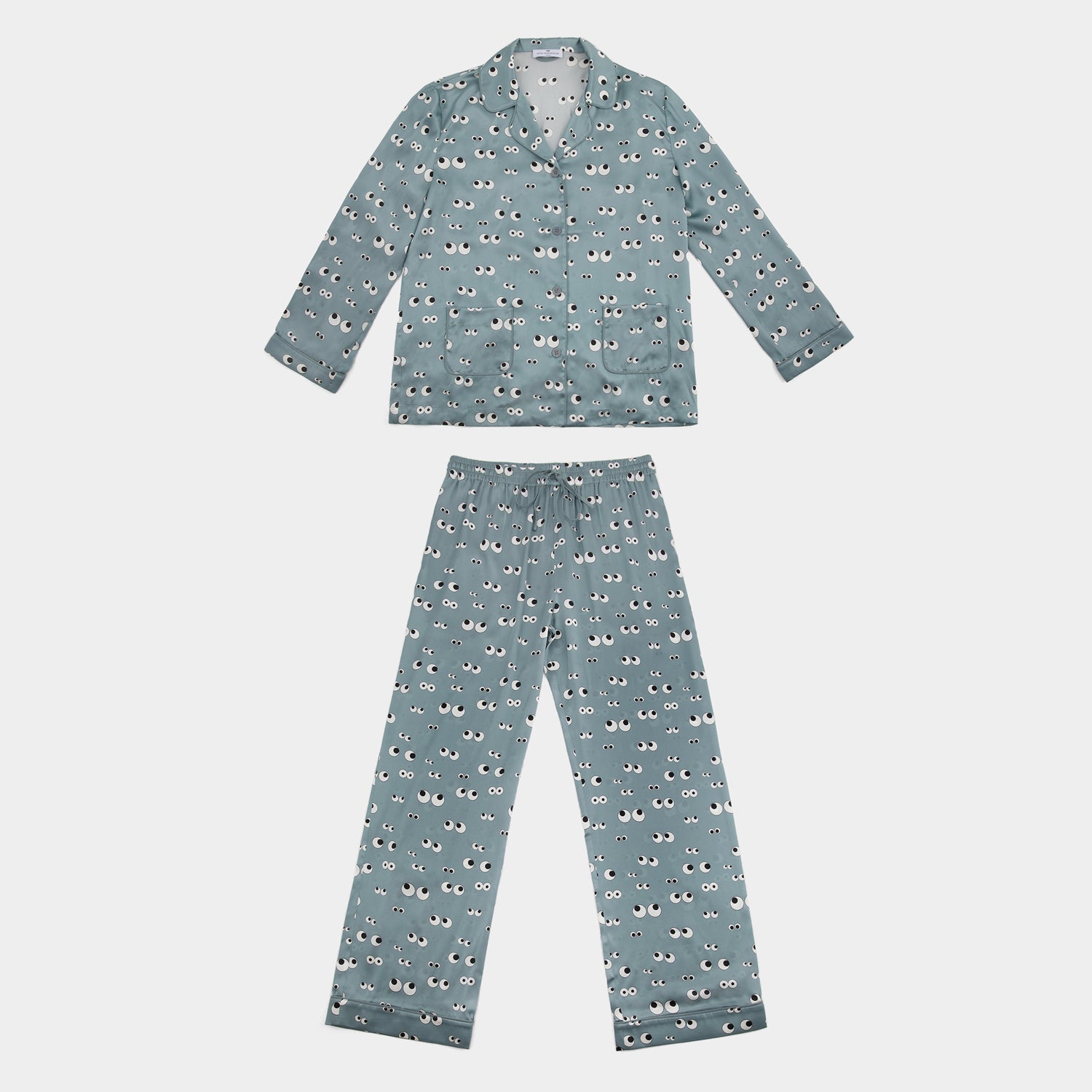 All Over Eyes Pyjamas -

                  
                    Silk Cotton in Duck Egg -
                  

                  Anya Hindmarch UK
