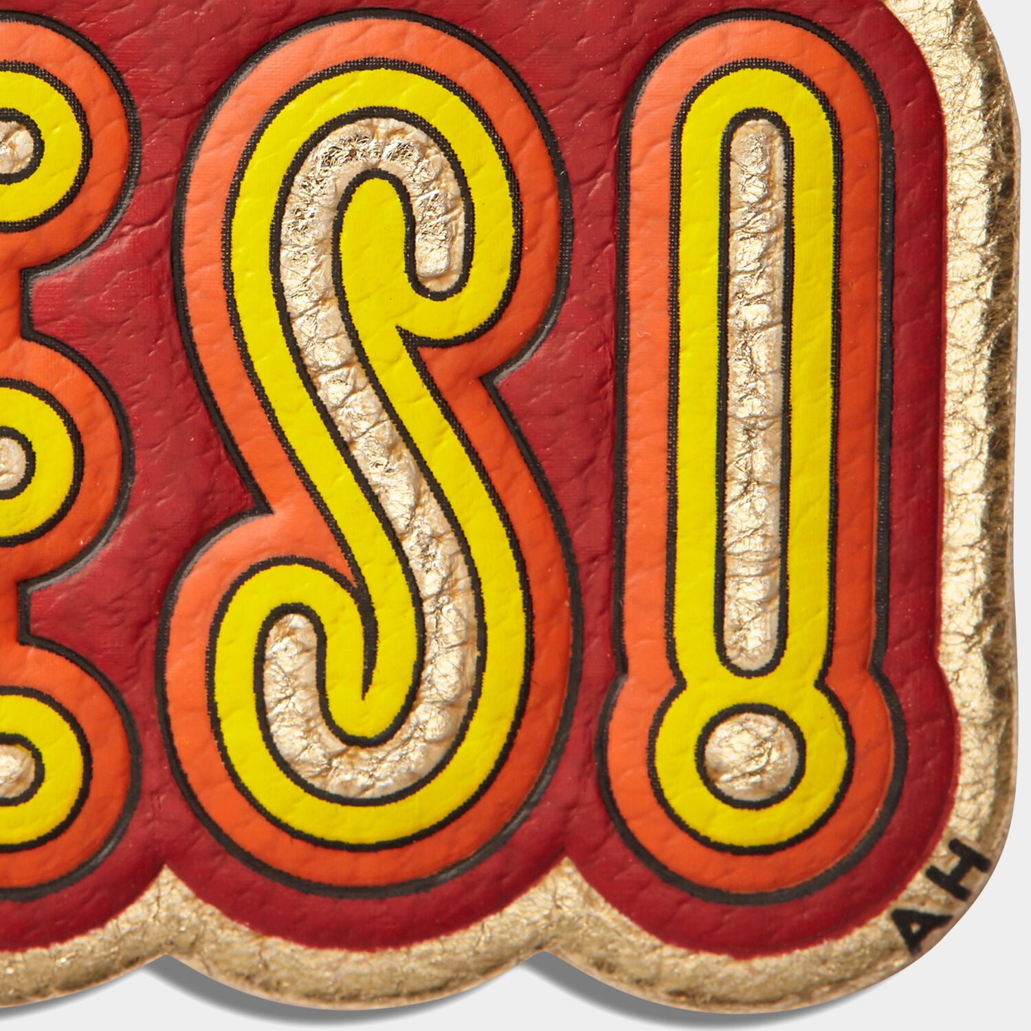 Hell Yes! Sticker -

                  
                    Metallic Capra in Pale Gold -
                  

                  Anya Hindmarch UK
