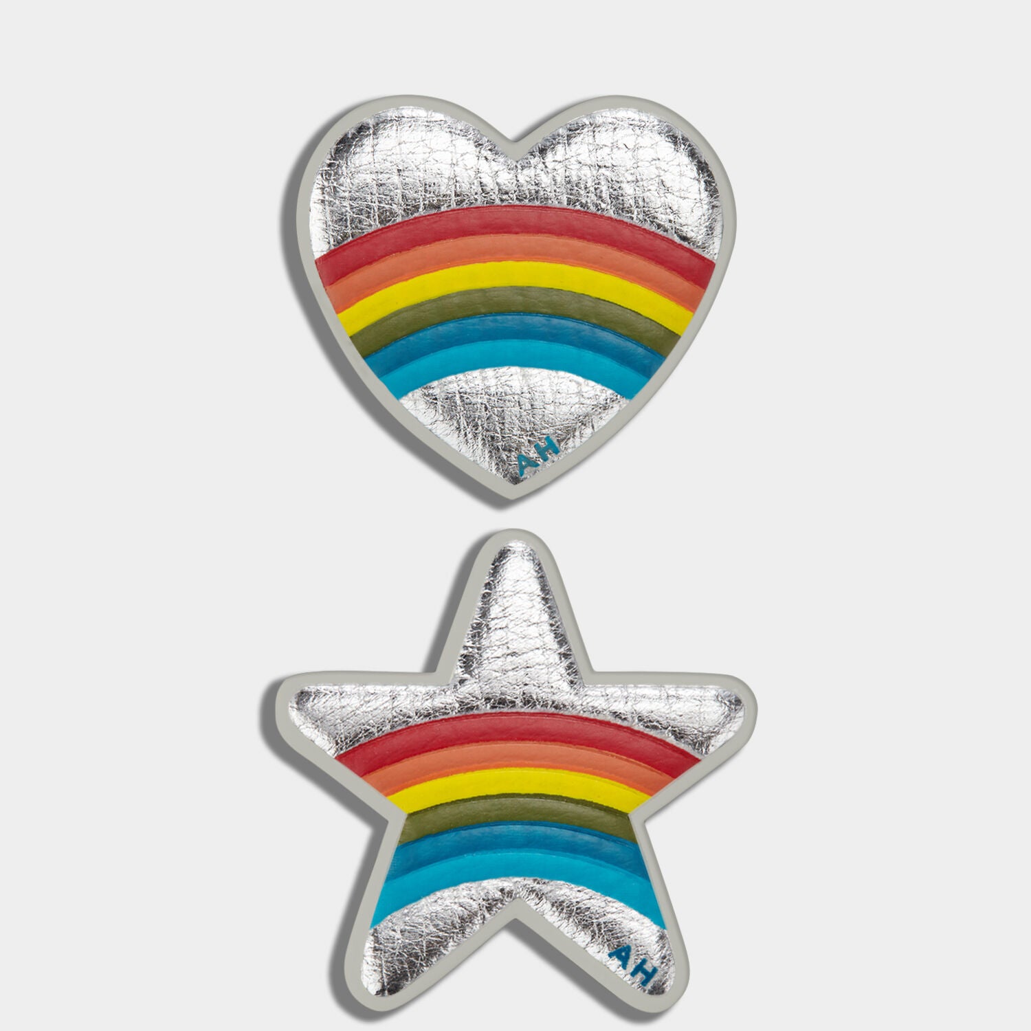 Mini Star and Heart Stickers -

                  
                    Capra in Silver -
                  

                  Anya Hindmarch UK
