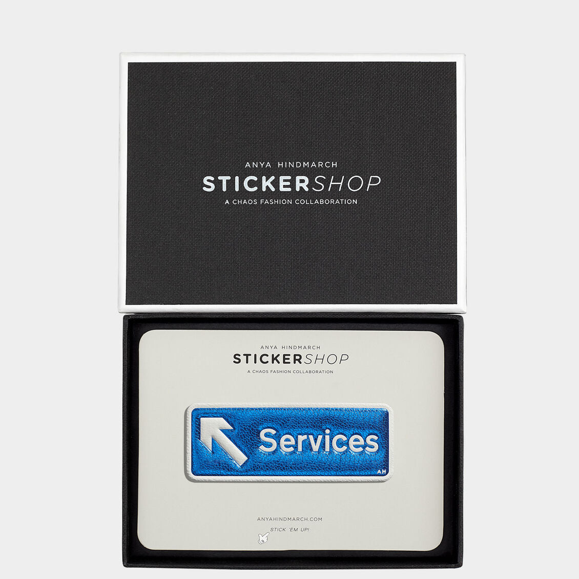 Services Sticker -

                  
                    Metallic Capra in Electric Blue -
                  

                  Anya Hindmarch UK
