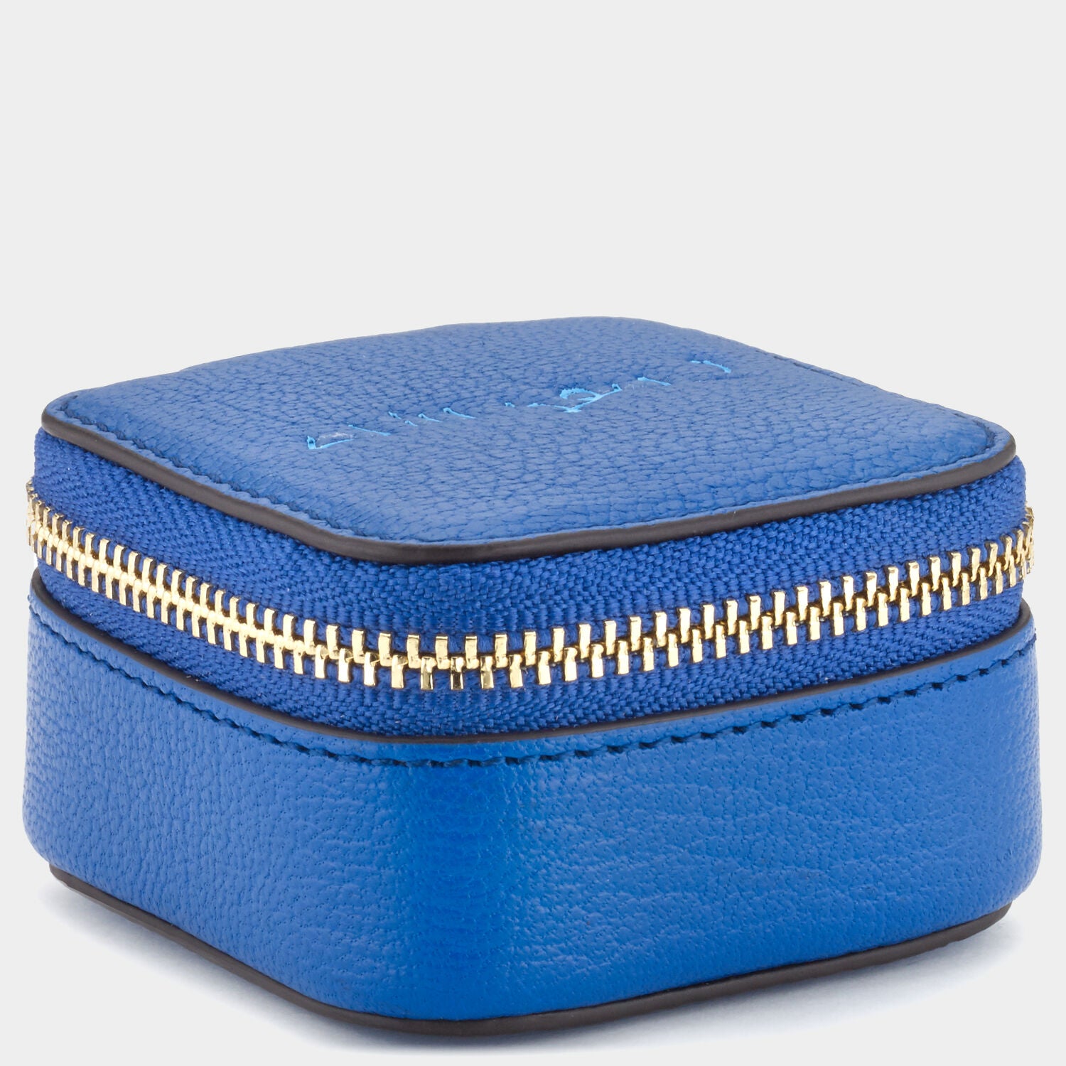 Bespoke Tiny Keepsake Box -

                  
                    Capra in Electric Blue -
                  

                  Anya Hindmarch UK
