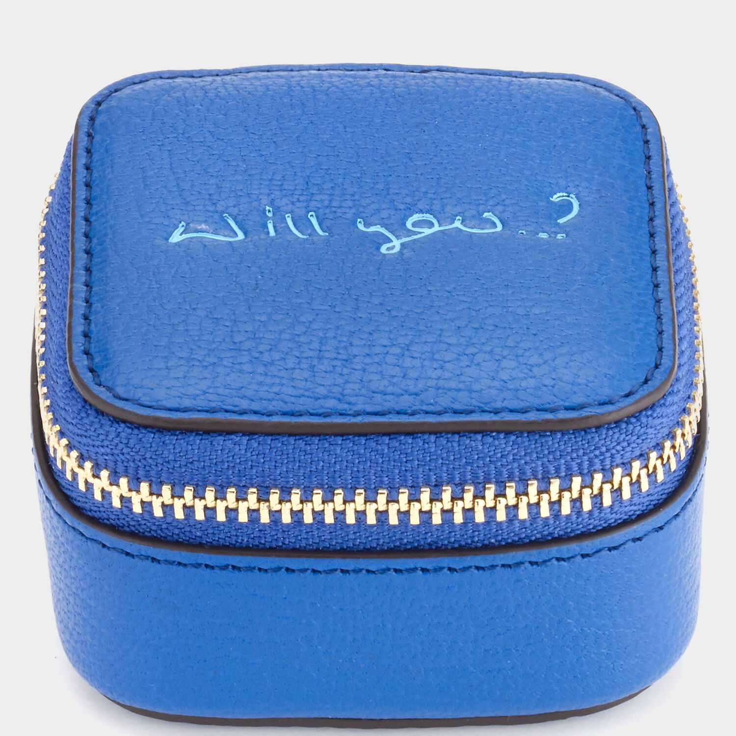 Bespoke Tiny Keepsake Box -

                  
                    Capra in Electric Blue -
                  

                  Anya Hindmarch UK
