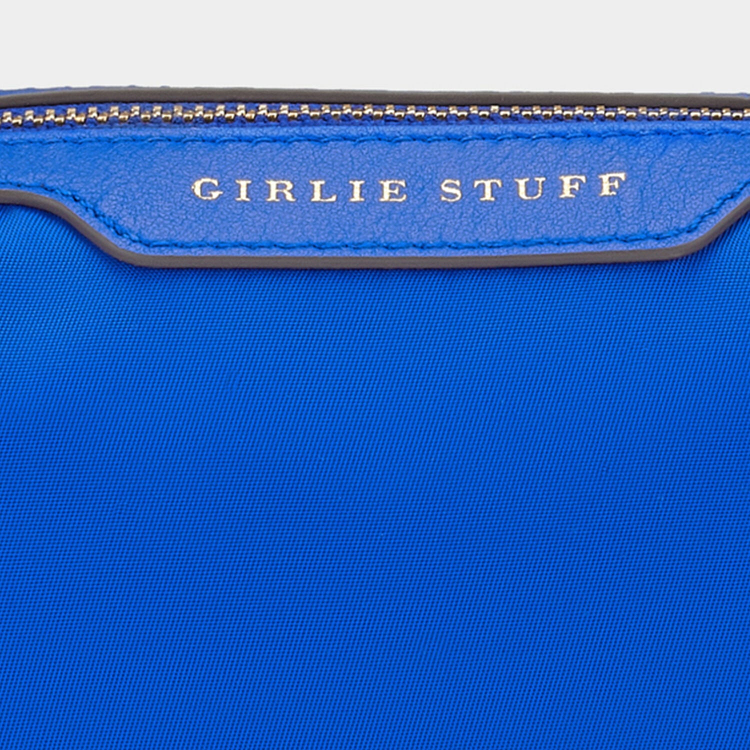 Girlie Stuff -

                  
                    ECONYL® Regenerated Nylon in Blue -
                  

                  Anya Hindmarch UK
