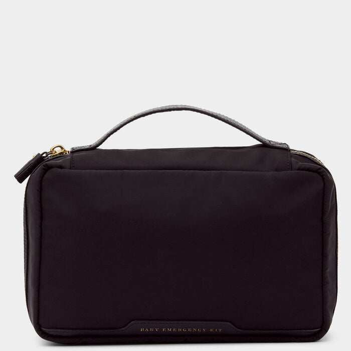 Baby Emergency Kit -

                  
                    Econyl® Regenerated Nylon in Black -
                  

                  Anya Hindmarch UK
