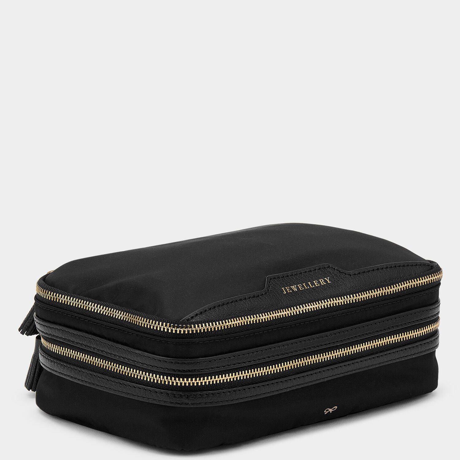 Jewellery Pouch -

                  
                    Nylon in Black -
                  

                  Anya Hindmarch UK
