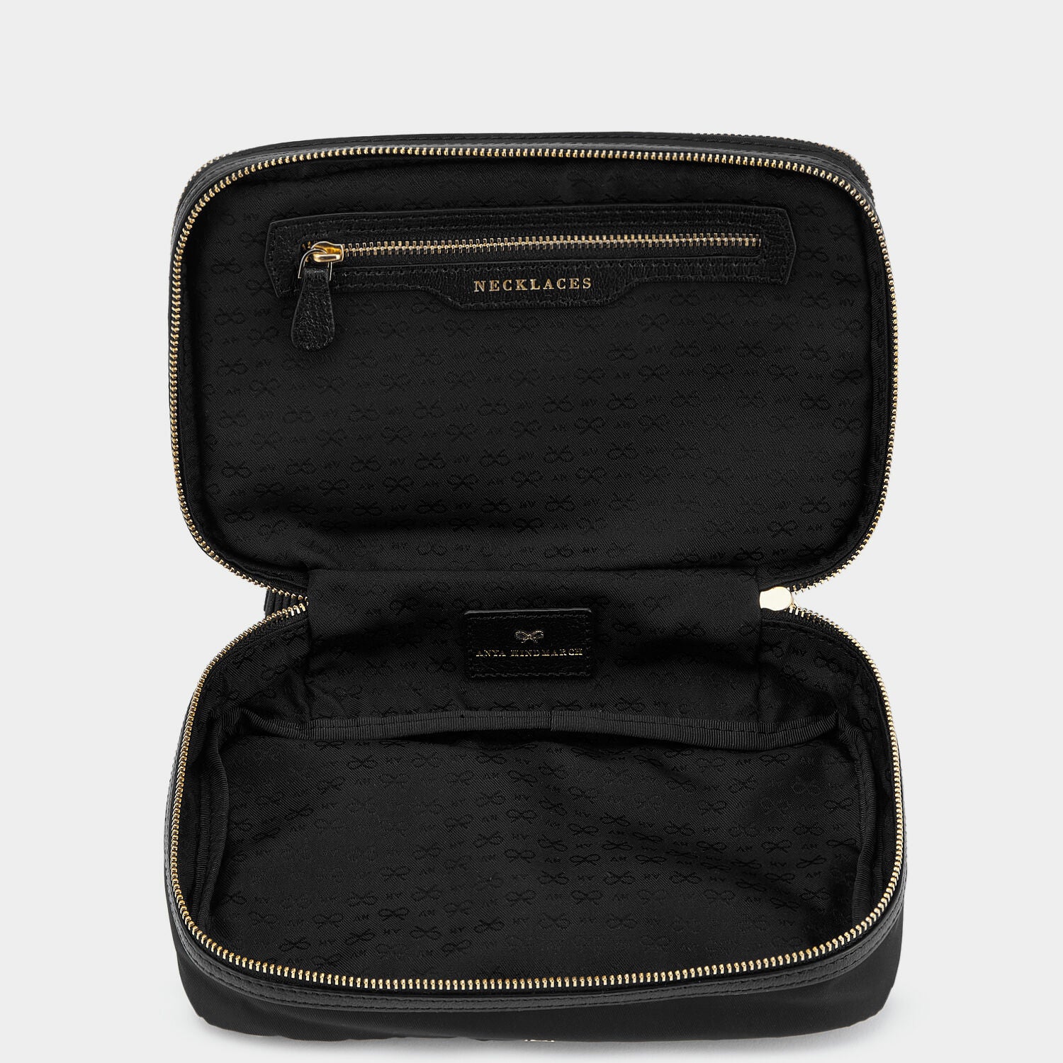 Jewellery Pouch -

                  
                    Nylon in Black -
                  

                  Anya Hindmarch UK
