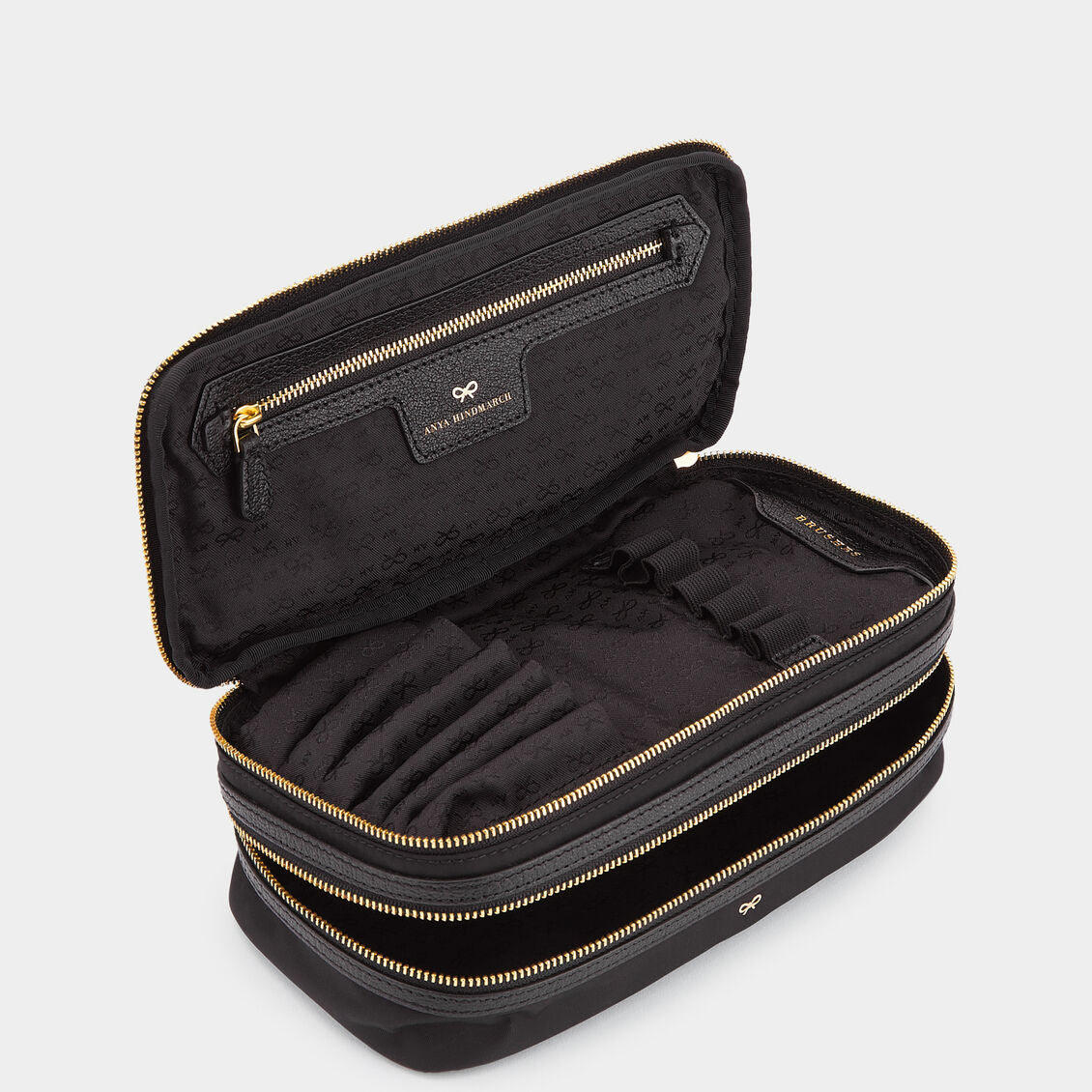Make-Up Pouch -

                  
                    ECONYL® Regenerated Nylon in Black -
                  

                  Anya Hindmarch UK
