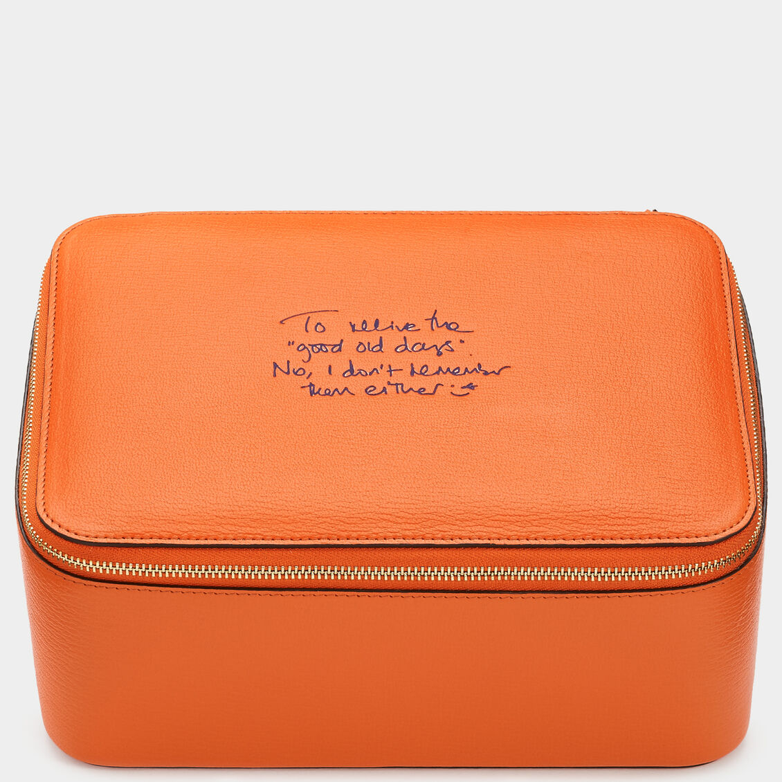 Bespoke XL Keepsake Box -

                  
                    Capra in Clementine -
                  

                  Anya Hindmarch UK
