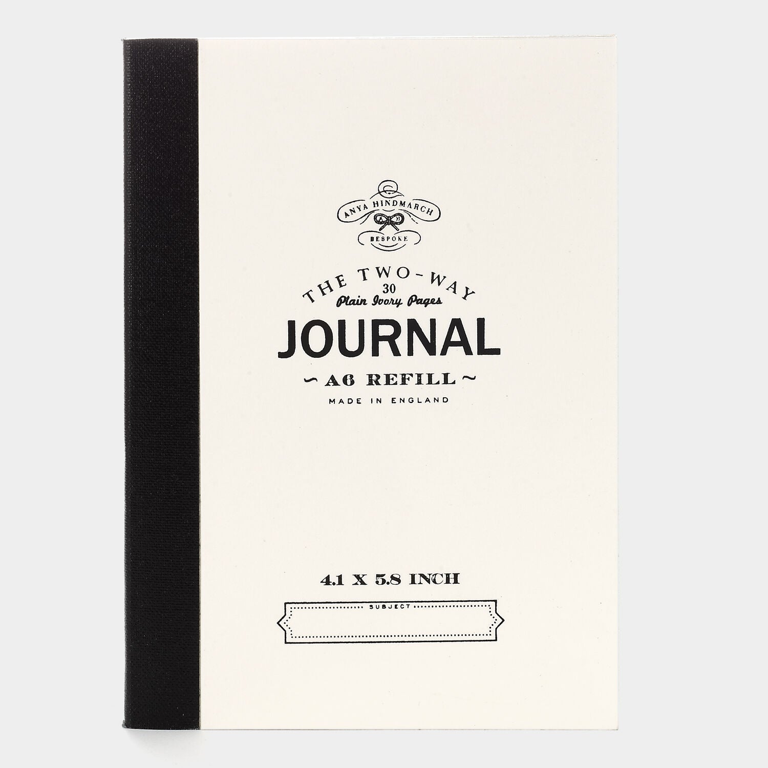 Bespoke A6 Two Way Journal Refill -

                  
                    Paper in White -
                  

                  Anya Hindmarch UK
