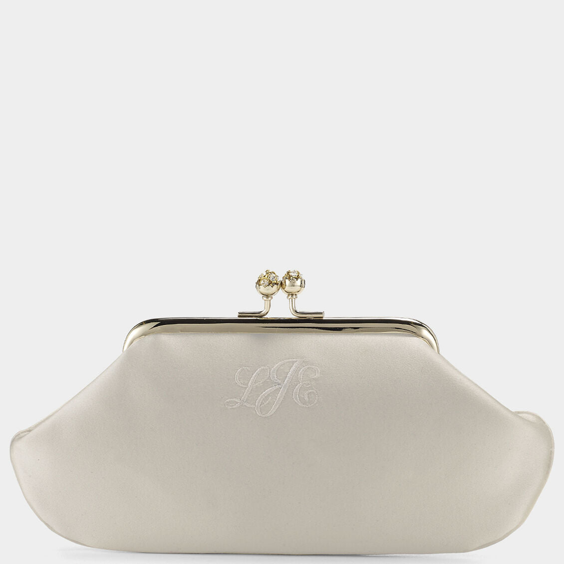 Bespoke Maud Clutch -

          
            Satin in Oyster -
          

          Anya Hindmarch UK
