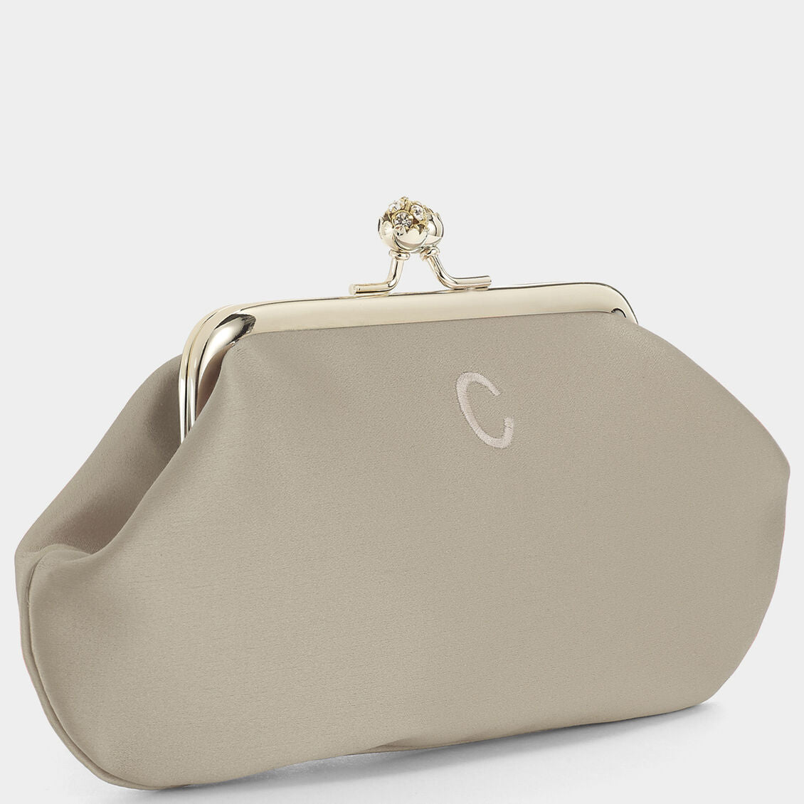 Bespoke Maud Clutch -

                  
                    Satin in Mushroom -
                  

                  Anya Hindmarch UK
