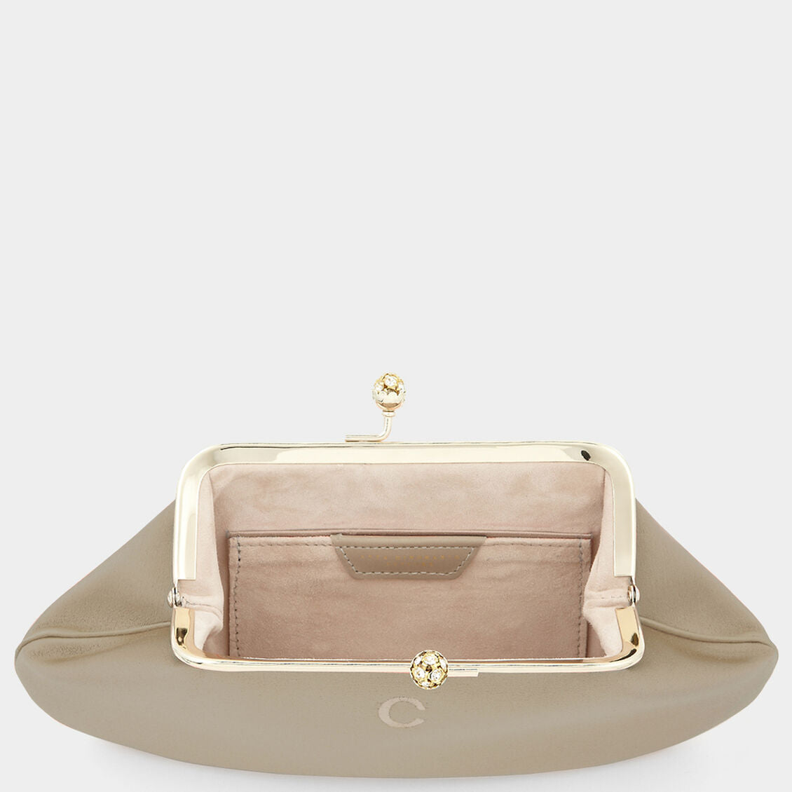 Bespoke Maud Clutch -

                  
                    Satin in Mushroom -
                  

                  Anya Hindmarch UK
