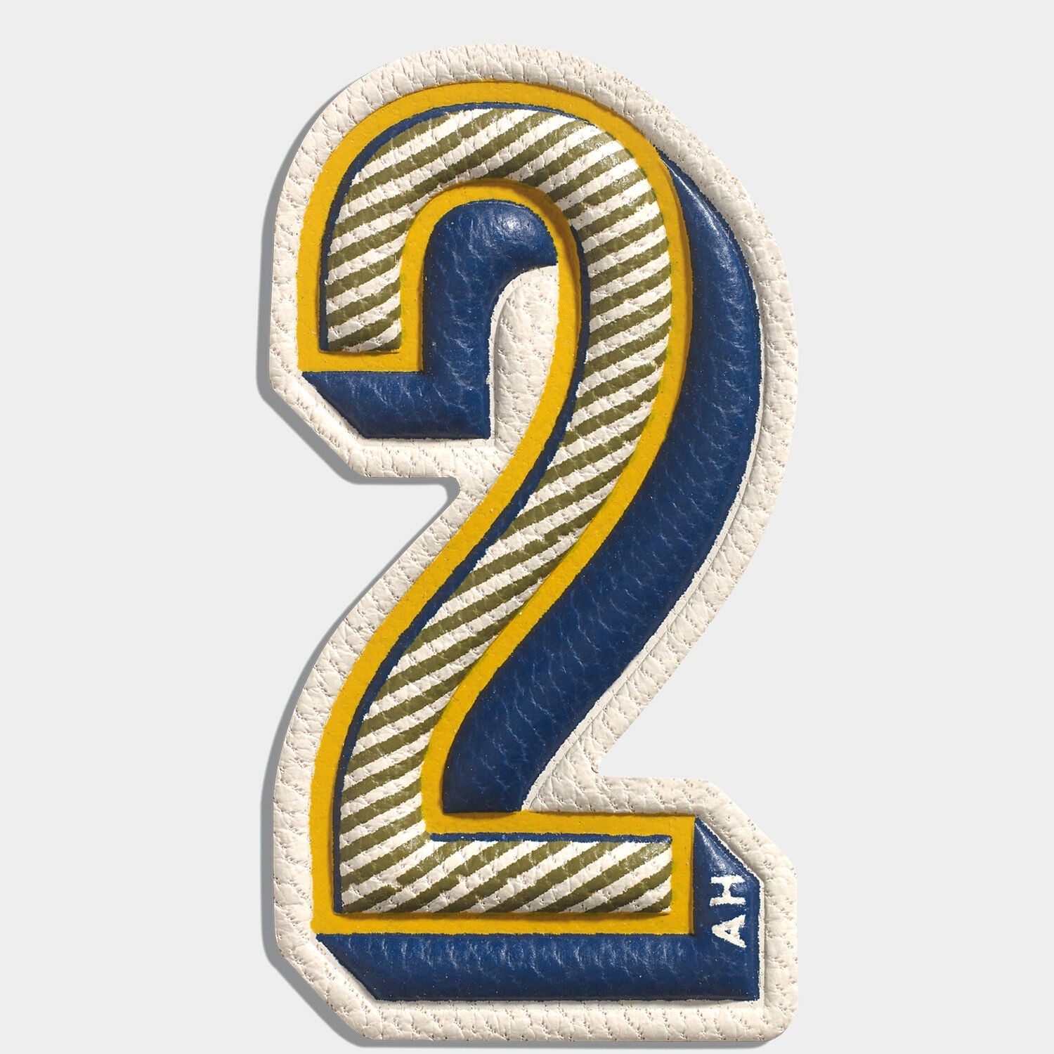 Two Leather Sticker Capra Chalk