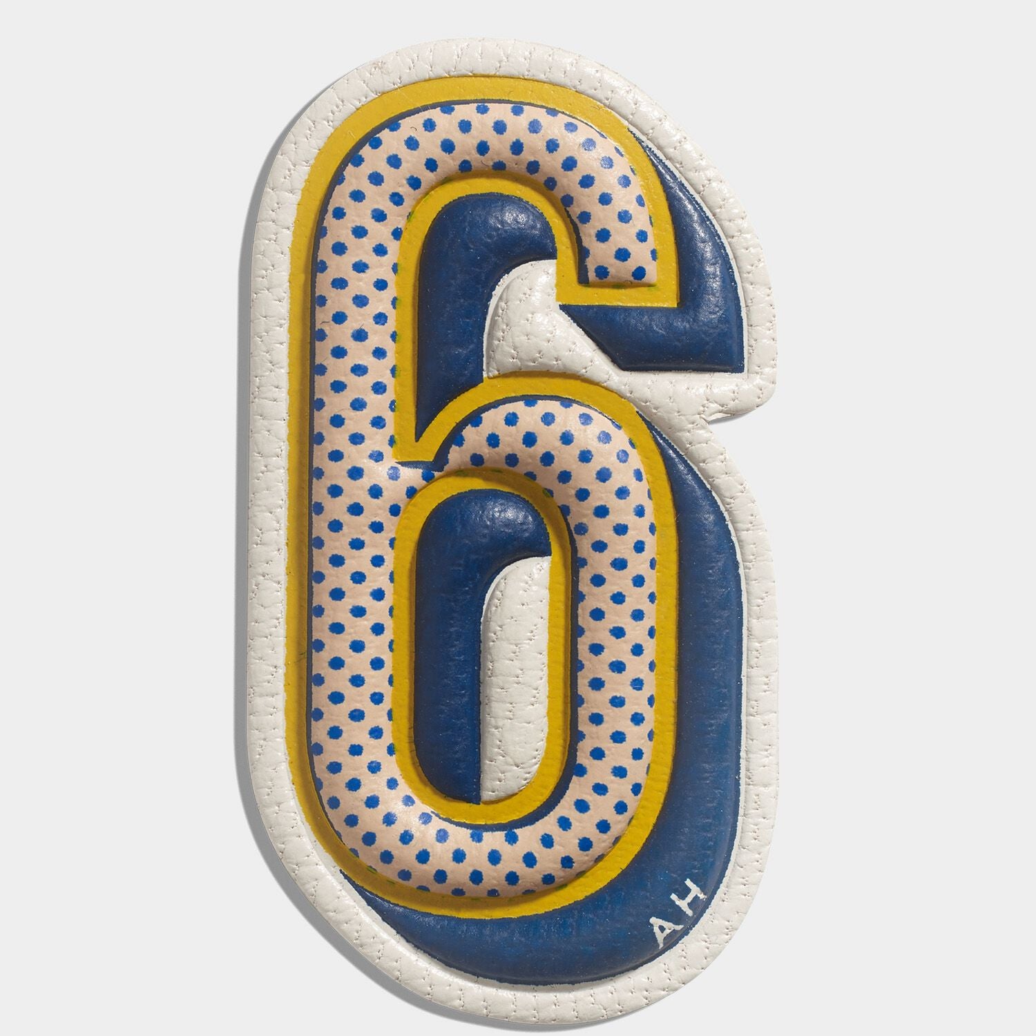 Six Leather Sticker Capra Chalk