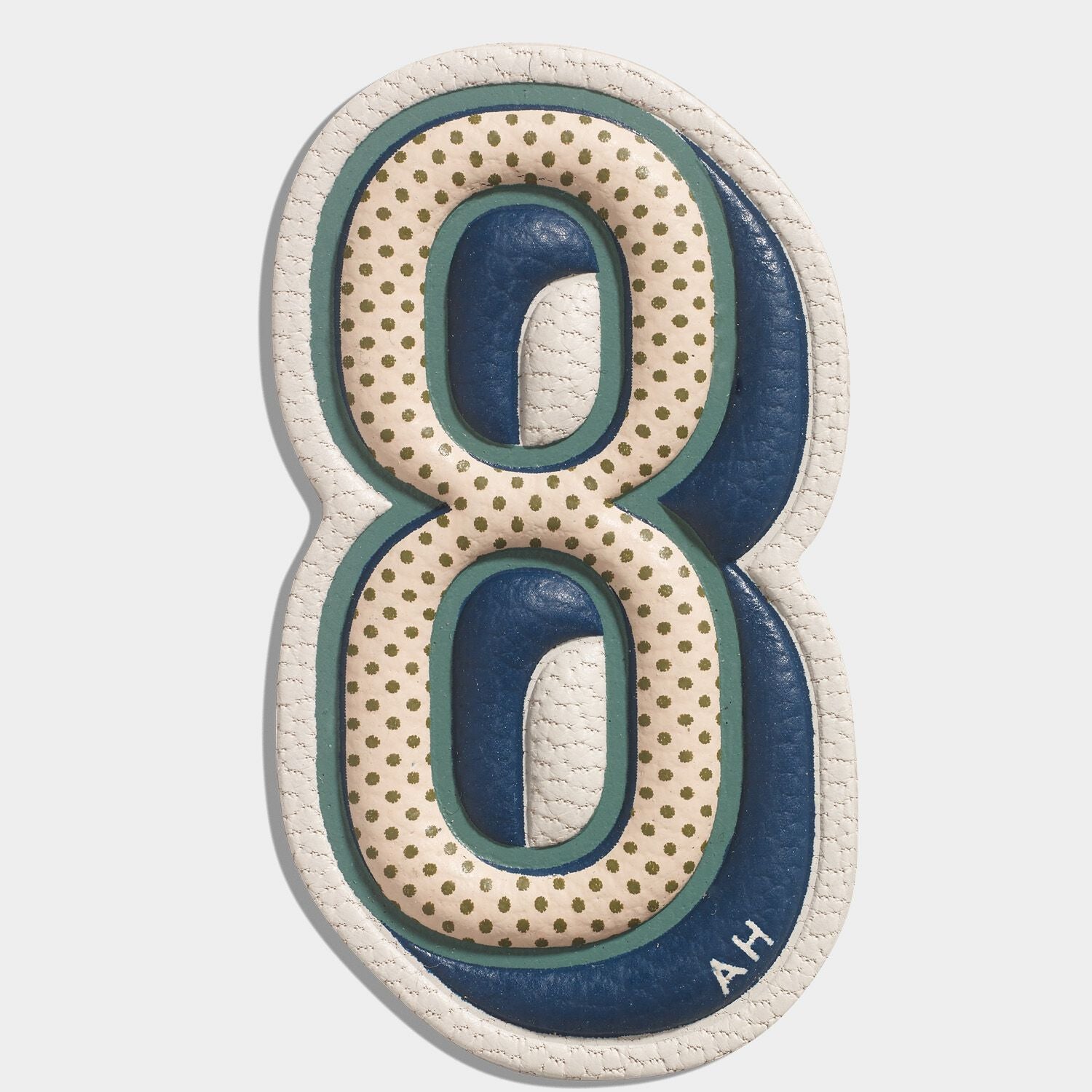 Eight Leather Sticker Capra Chalk