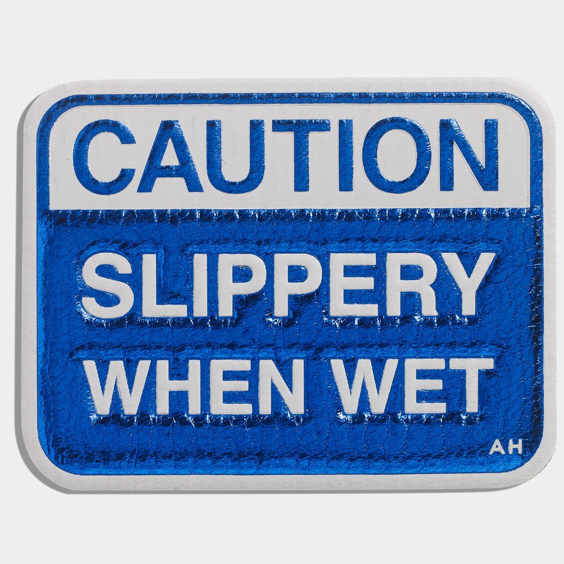 Caution Sticker -

                  
                    Metallic Capra in Electric Blue -
                  

                  Anya Hindmarch UK
