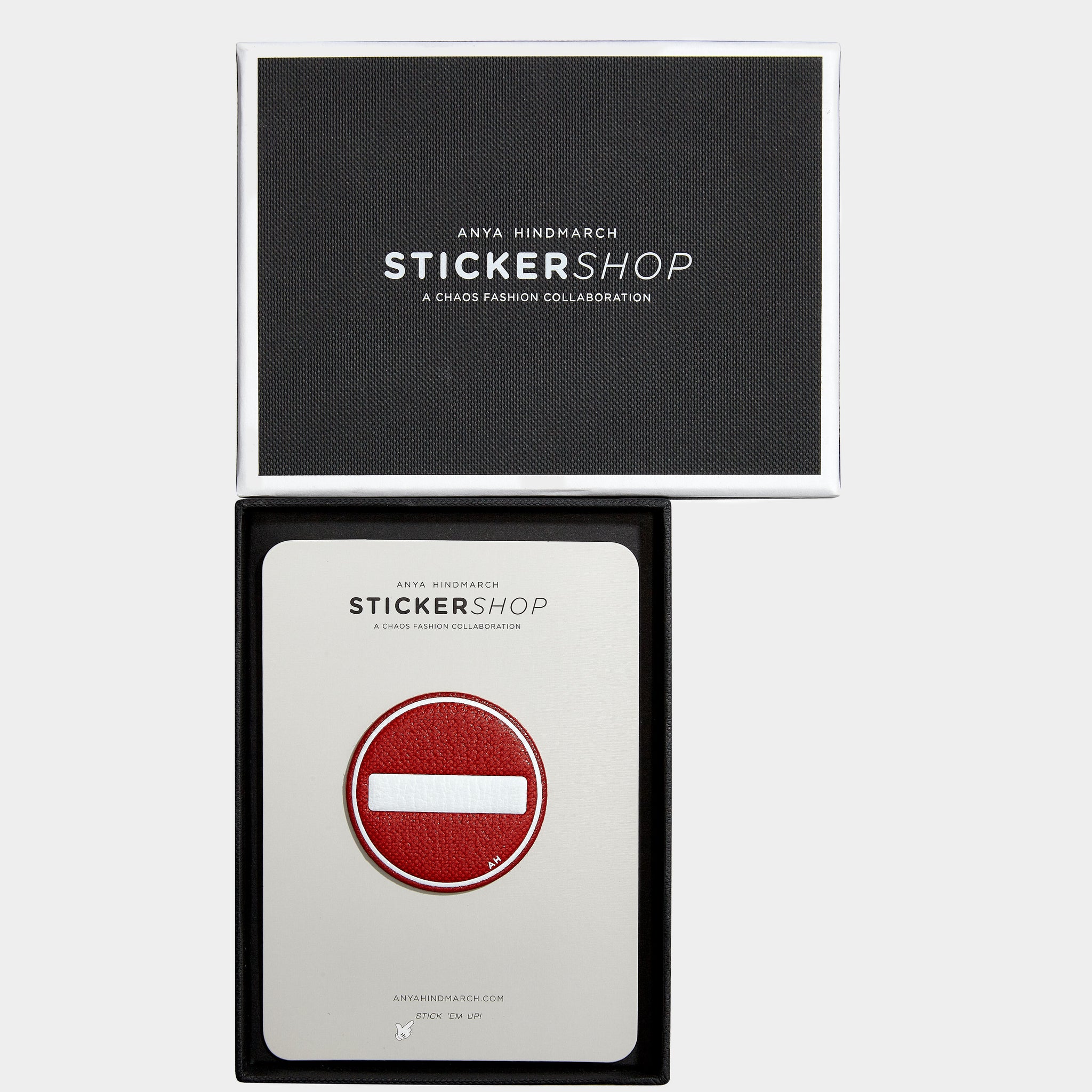No Entry Leather Sticker -

                  
                    Capra in Red -
                  

                  Anya Hindmarch UK
