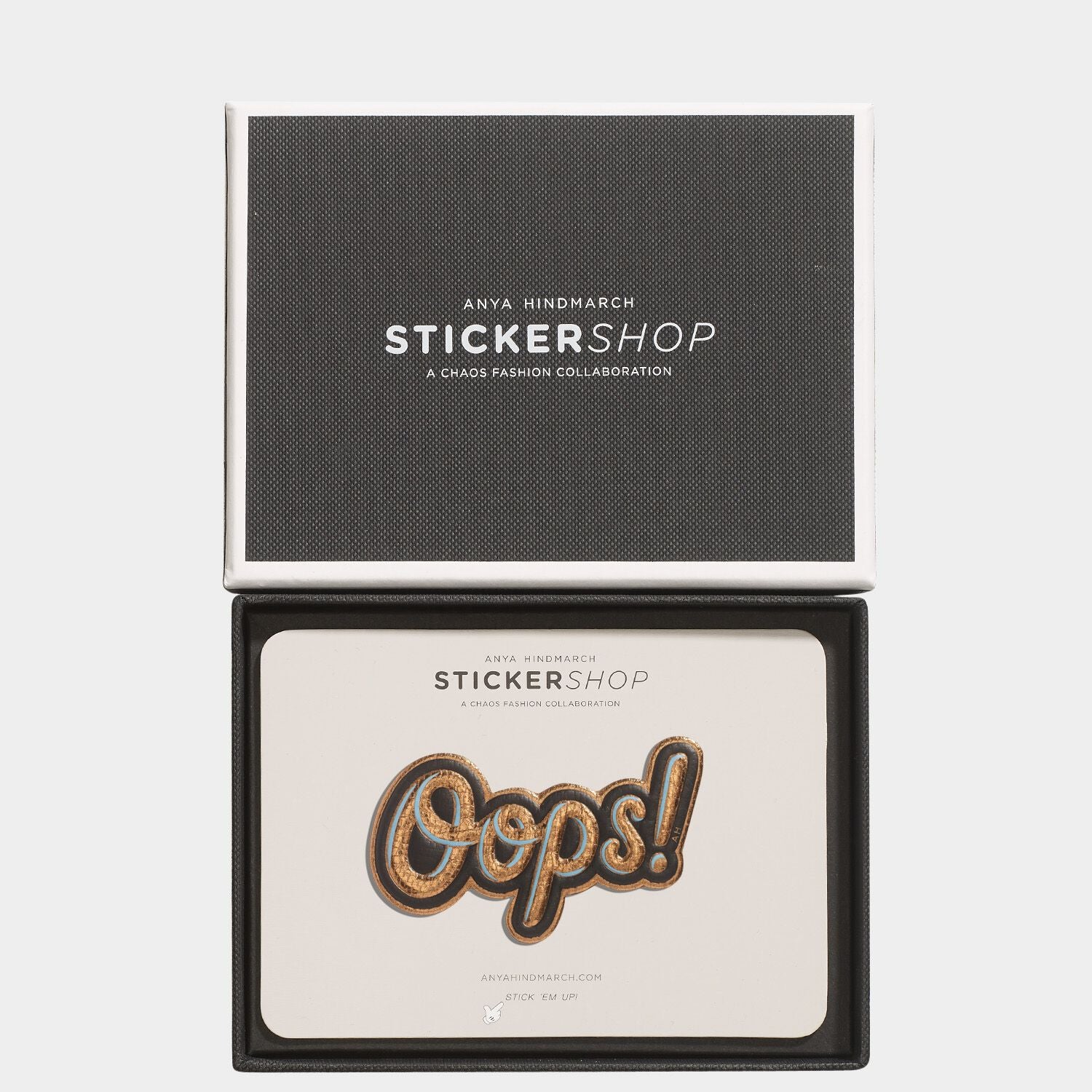 OOPS! Sticker -

                  
                    Metallic Capra in Chestnut -
                  

                  Anya Hindmarch UK
